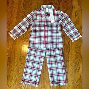 NWT JANIE AND JACK Boys Holiday Pajamas